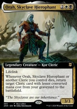 Zendikar Rising 385 Orah, Skyclave Hierophant (Buy a Box Foil)