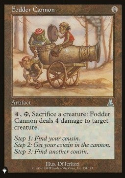 The List - Urza's Destiny 131/143 Fodder Cannon