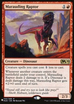 The List - Core Set 2020 150/280 Marauding Raptor