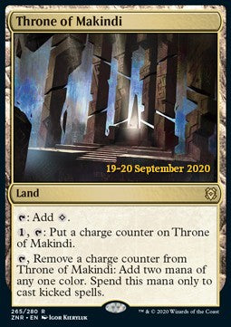 Zendikar Rising 265/280 Throne of Makindi (Date Stamped Foil)