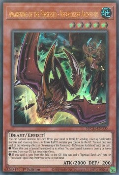 Awakening of the Possessed Nefariouser Archfiend (Ultra Rare)(SDCH-EN005)