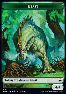 Beast 019 Elephant 020 Commander Legends Token