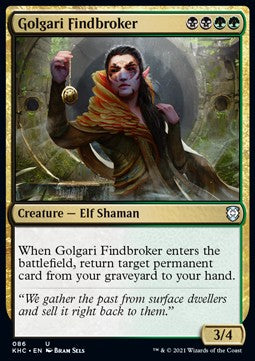 Kaldheim Commander 086 Golgari Findbroker