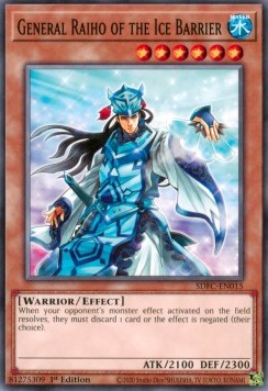 General Raiho of the Ice Barrier (SDFC-EN015)