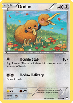 Generations 55/83 Doduo (Reverse Holo)