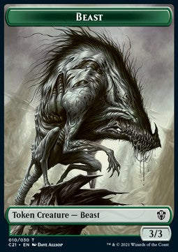 Beast 010/030 Whale 005/030 Strixhaven Commander Token