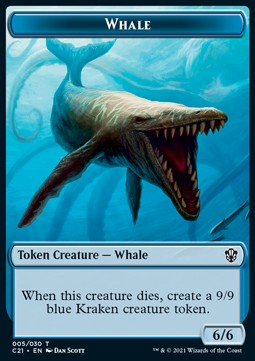 Beast 010/030 Whale 005/030 Strixhaven Commander Token