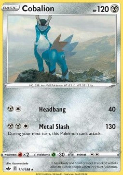 Chilling Reign 114/198 Cobalion (Holo)