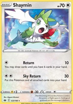 Chilling Reign 123/198 Shaymin (Holo)