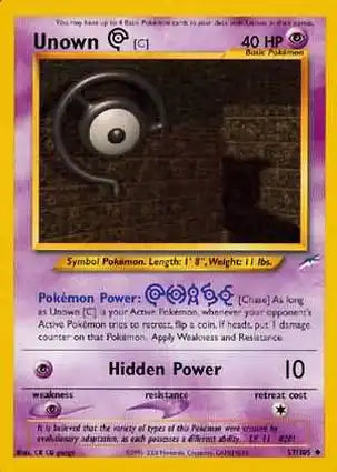 Neo Destiny 057/105 Unown (C)