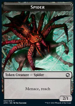 Spider 007/019 Adventures in the Forgotten Realms Token