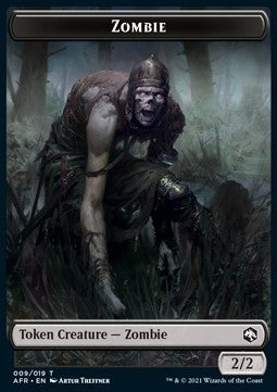 Zombie 009/019 Adventures in the Forgotten Realms Token