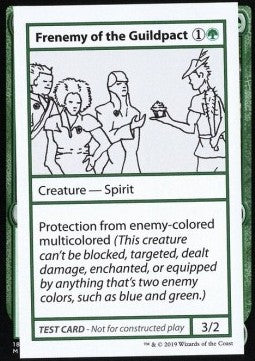 MTG Mystery Booster Playtest Card Frenemy of the Guildpact