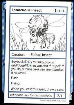 MTG Mystery Booster Playtest Card Innocuous Insect