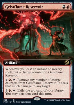 Innistrad: Midnight Hunt 355 Geistflame Reservoir (Foil)