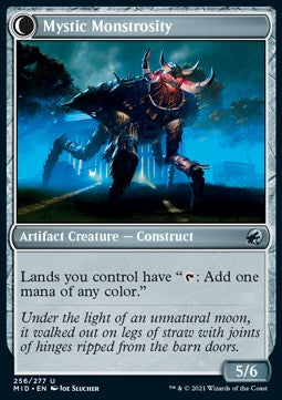 Innistrad: Midnight Hunt 256/277 Mystic Skull//Mystic Monstrosity