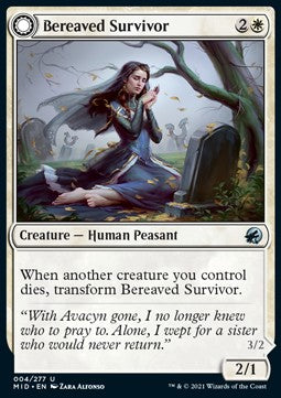 Innistrad: Midnight Hunt 004/277 Bereaved Survivor//Dauntless Avenger