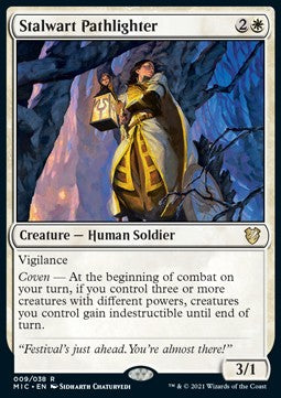 Innistrad Midnight Hunt Commander 009/038 Stalwart Pathlighter