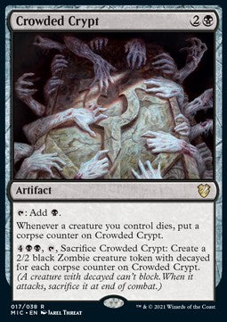 Innistrad Midnight Hunt Commander 017/038 Crowded Crypt