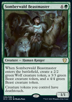 Innistrad Midnight Hunt Commander 030/038 Somberwald Beastmaster