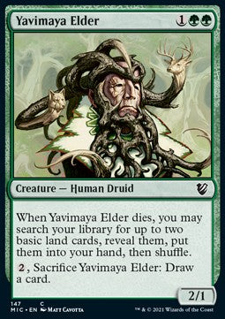 Innistrad Midnight Hunt Commander 147 Yavimaya Elder