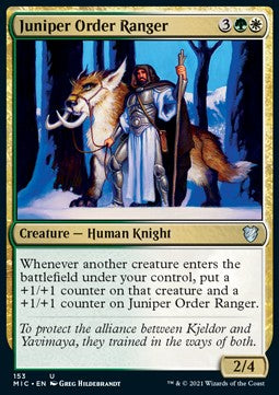 Innistrad Midnight Hunt Commander 153 Juniper Order Ranger