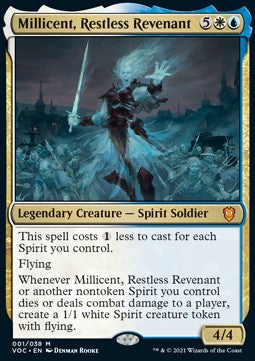 Innistrad Crimson Vow - Commander 039 Millicent, Restless Revenant