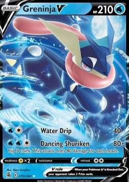 Fusion Strike 073/264 Greninja V (Non Holo)