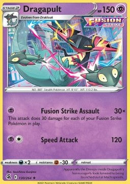 Fusion Strike 130/264 Dragapult (Holo)