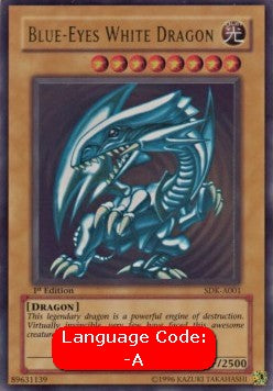 Blue-Eyes White Dragon (Ultra Rare)(SDK-E001)