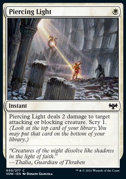 Innistrad: Crimson Vow 030/277 Piercing Light (Foil)