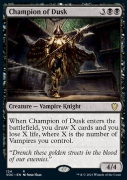 Innistrad Crimson Vow - Commander 124/038 Champion of Dusk