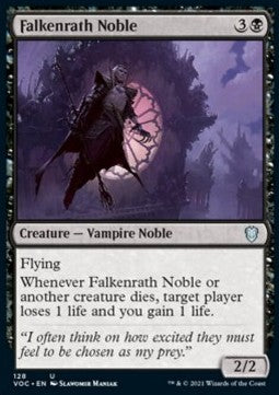 Innistrad Crimson Vow - Commander 128/038 Falkenrath Noble