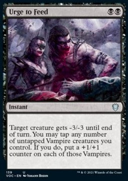 Innistrad Crimson Vow - Commander 139 Urge to Feed