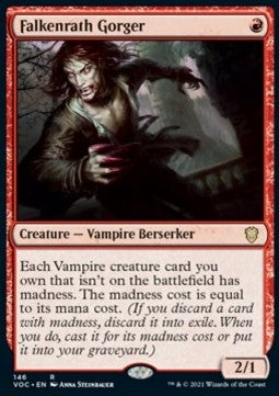 Innistrad Crimson Vow - Commander 146 Falkenrath Gorger