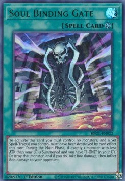 Soul Binding Gate (Super Rare)(BROL-EN022)