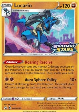 Sword & Shield Promo SWSH186 Lucario (Holo)