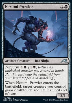 Kamigawa: Neon Dynasty 116/302 Nezumi Prowler (Foil)