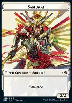 Samurai 003/019 Kamigawa Neon Dynasty Token