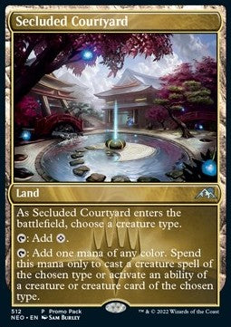 Kamigawa: Neon Dynasty 512 Secluded Courtyard (Promo Foil)