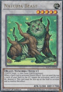 Naturia Beast (Super Rare)(HAC1-EN120)