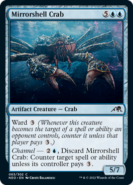 Kamigawa: Neon Dynasty 063/302 Mirrorshell Crab (Foil)