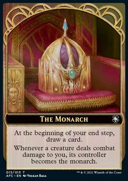 Squid 012/036 The Monarch 013/013 Streets of New Capenna Commander Token