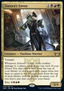 Streets of New Capenna 232/281 Ziatora's Envoy (Silver Stamped Foil)