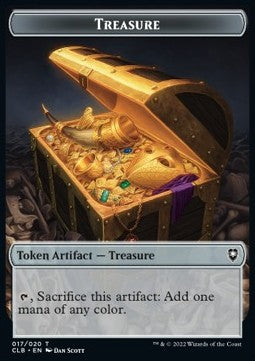 Construct 016/020 Treasure 017/020 Battle for Baldurs Gate Token (Foil)