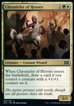 Double Masters 2022 193/331 Chronicler of Heroes