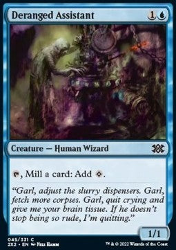 Double Masters 2022 045/331 Deranged Assistant (Foil)