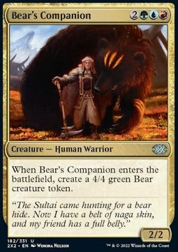 Double Masters 2022 182/331 Bear's Companion