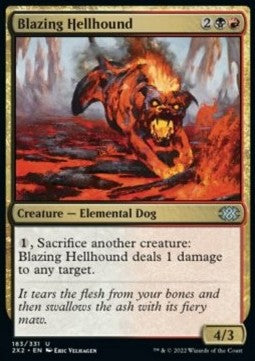 Double Masters 2022 183/331 Blazing Hellhound