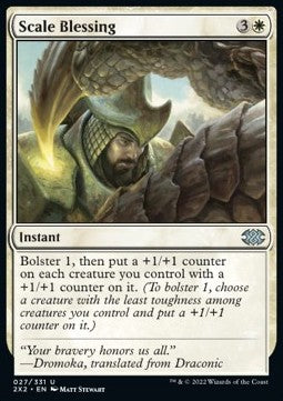 Double Masters 2022 027/331 Scale Blessing (Foil)